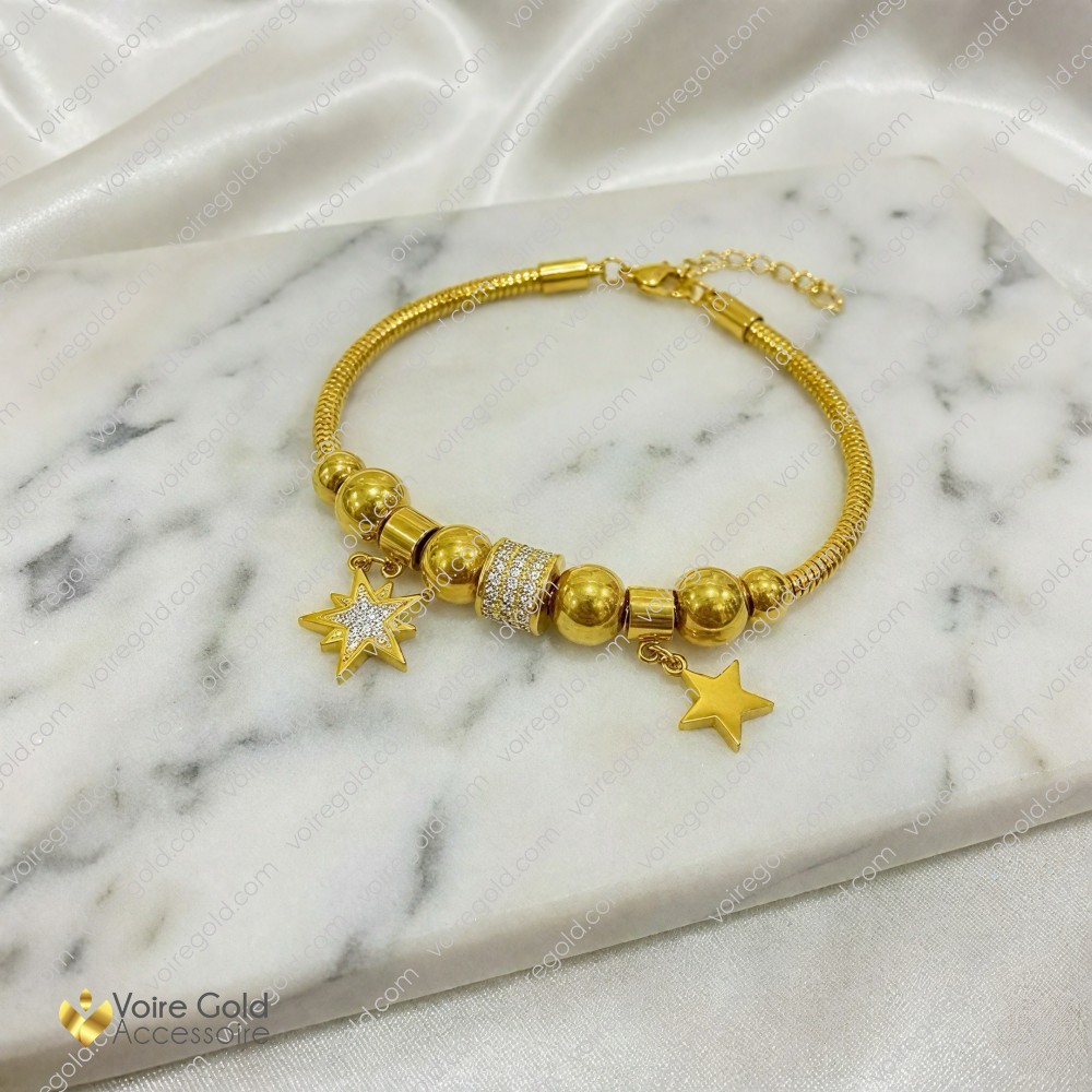 Yıldız Işıltısı Charm Bileklik