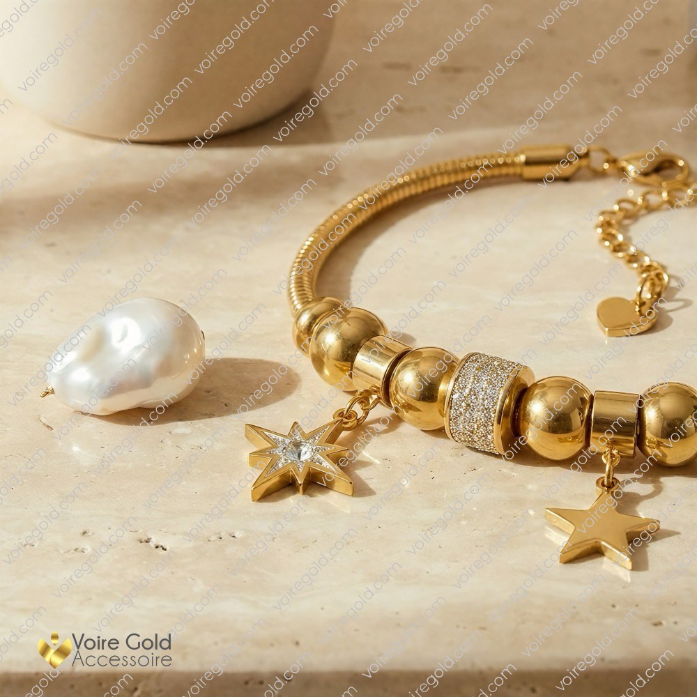 Yıldız Işıltısı Charm Bileklik