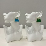 Modern Oval Kilit Detaylı Çelik Küpe