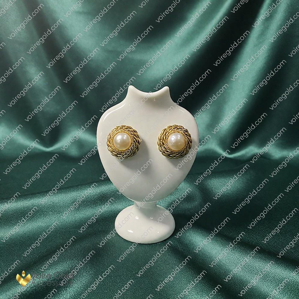 Çerçeveli Zümrüt Küpe