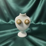 Çerçeveli Zümrüt Küpe