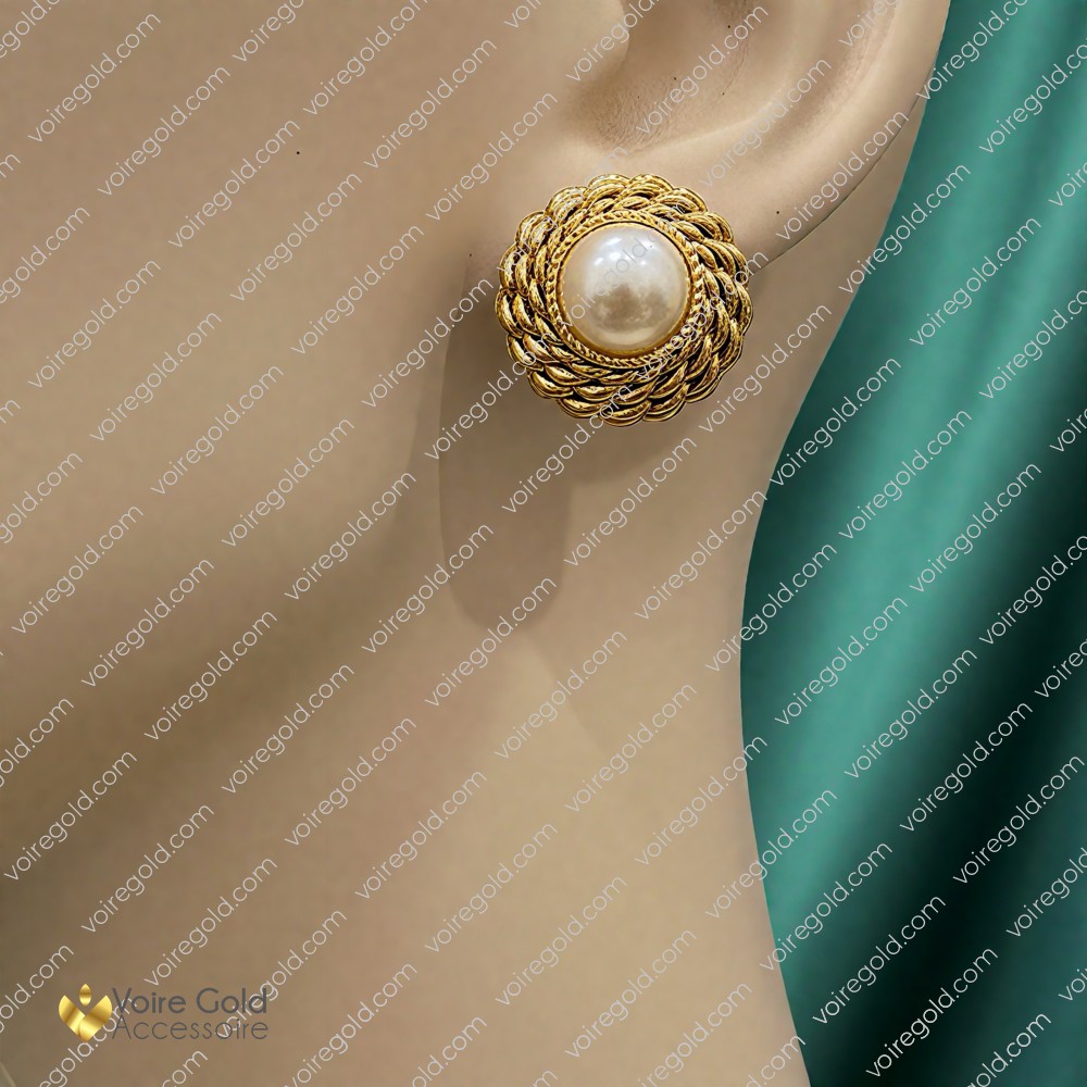 Çerçeveli Zümrüt Küpe