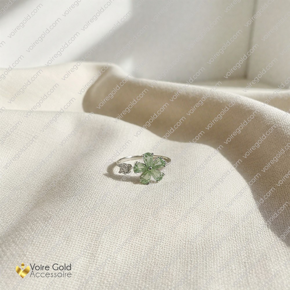 Yeşil Bahar Çiçeği Yüzük