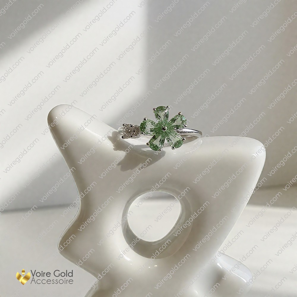 Yeşil Bahar Çiçeği Yüzük