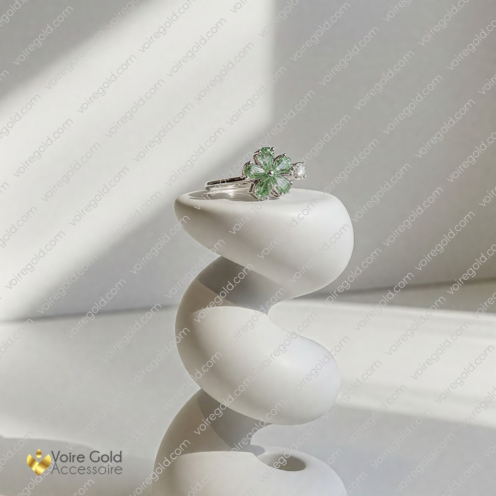 Yeşil Bahar Çiçeği Yüzük