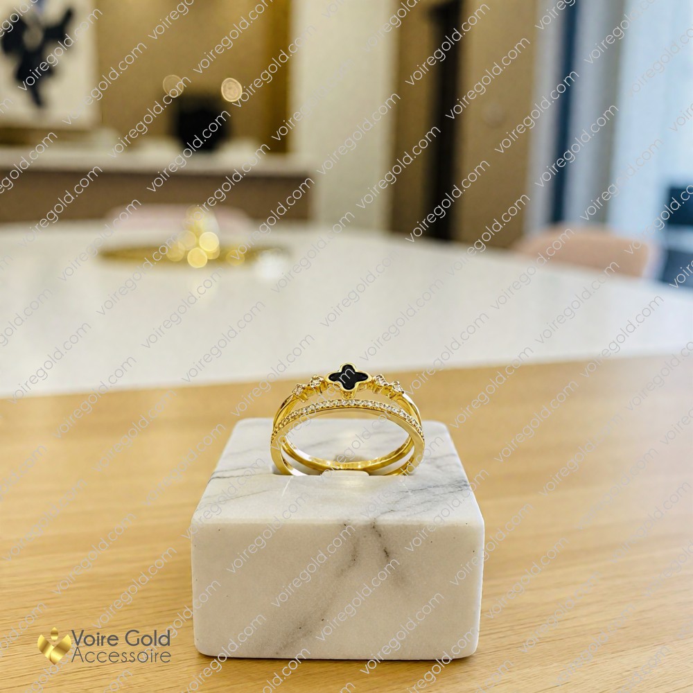 Oniks Şans Sarmalı Yüzük