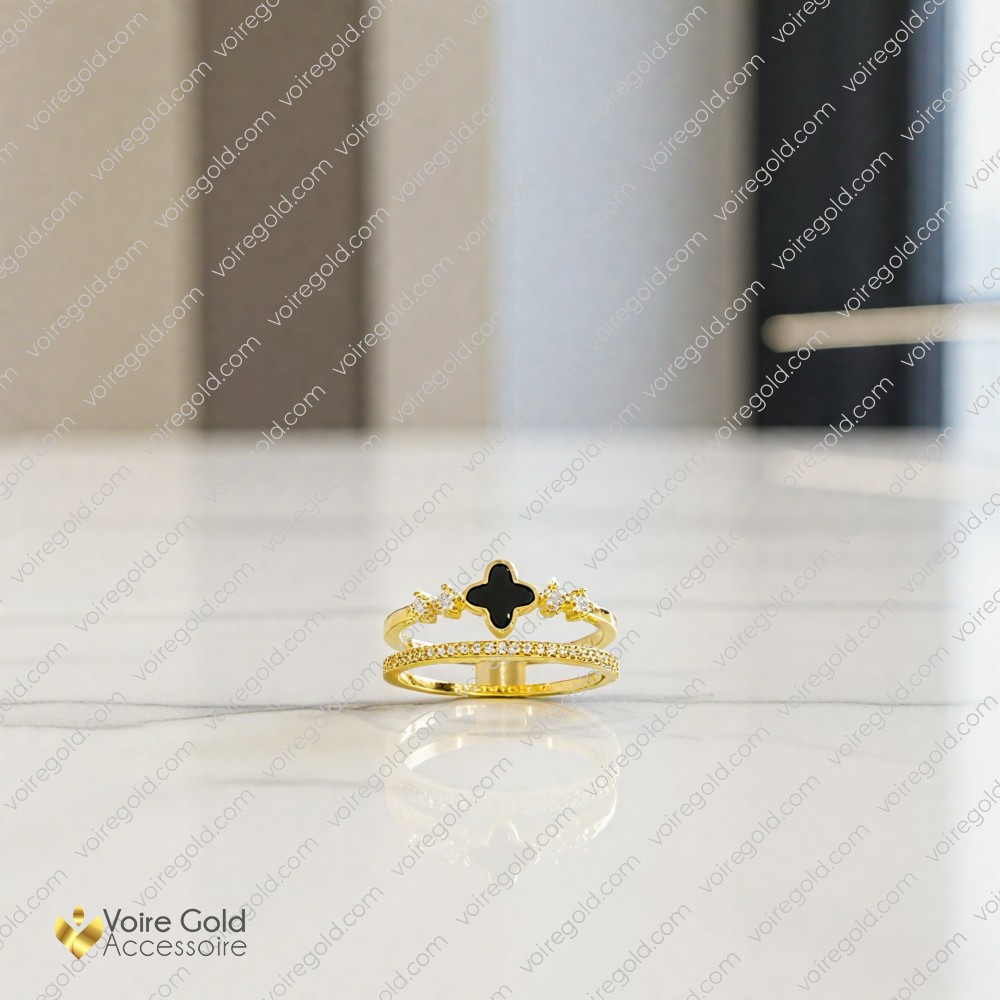 Oniks Şans Sarmalı Yüzük