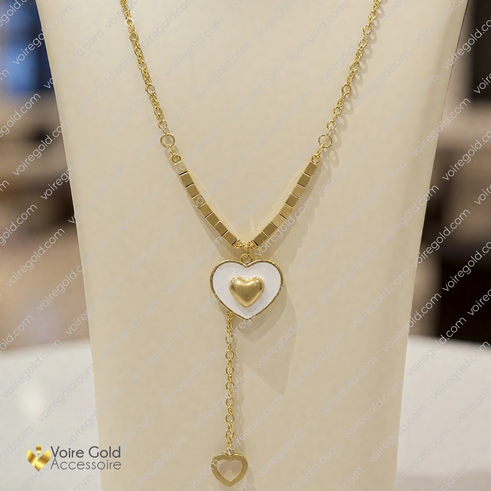 Mine Kalp Lariat Kolye