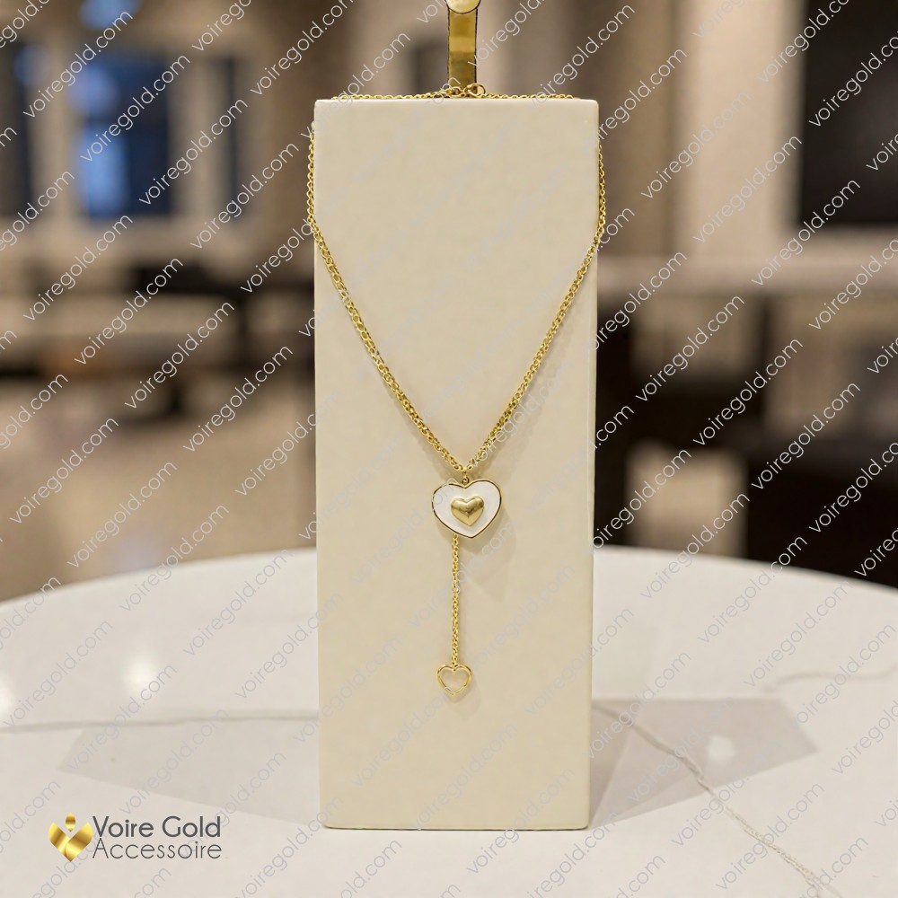 Mine Kalp Lariat Kolye