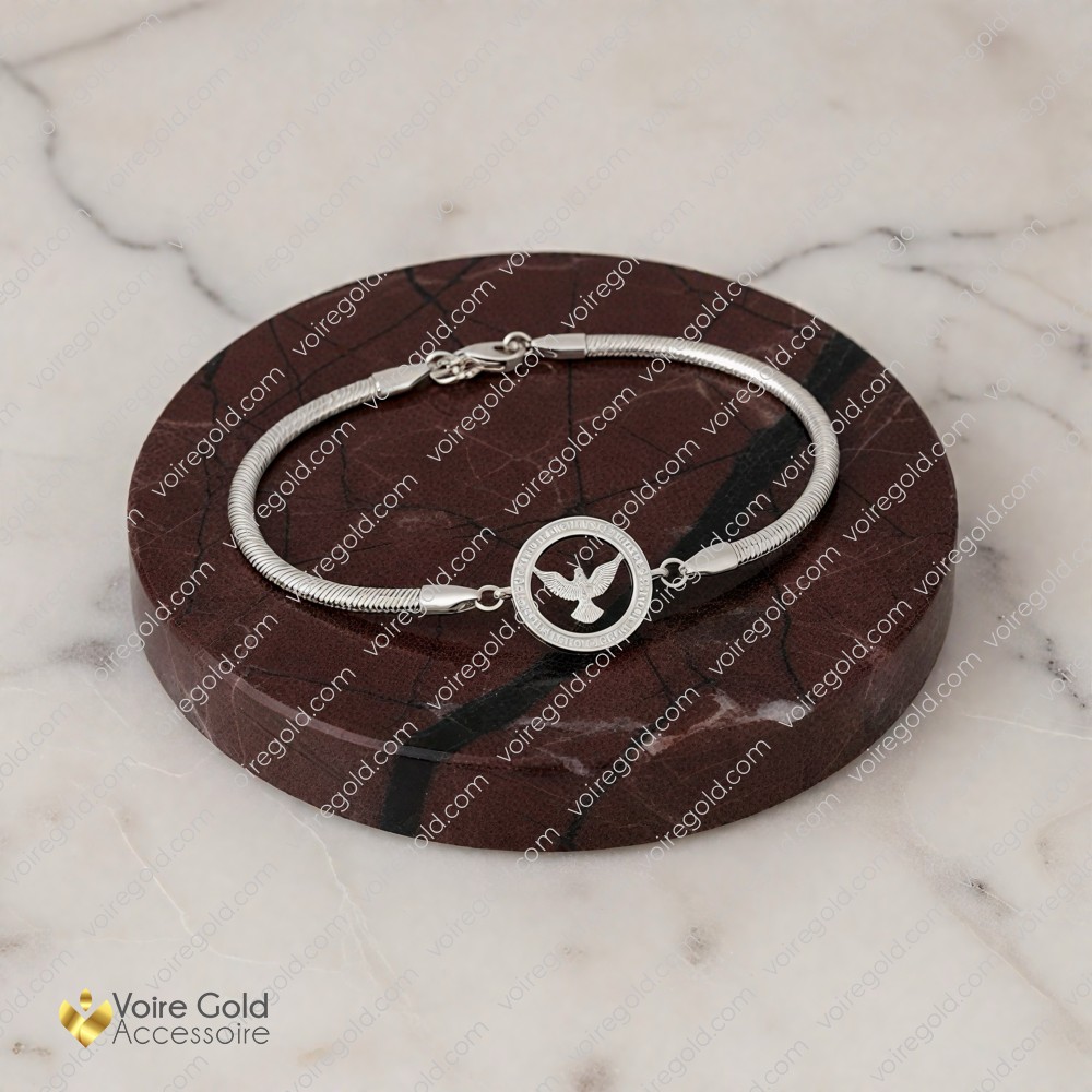 Rodyum Anka Kuşu Bileklik