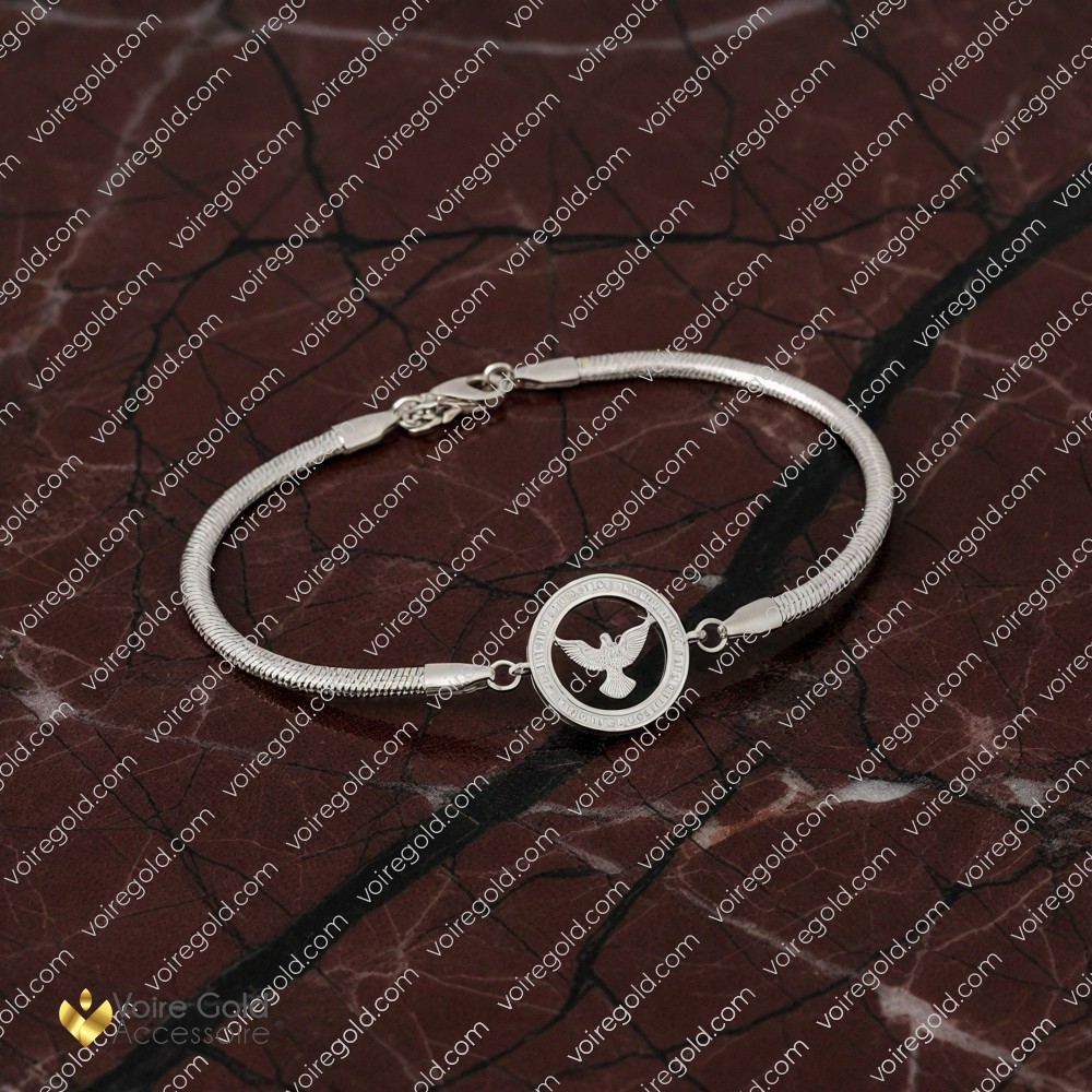 Rodyum Anka Kuşu Bileklik