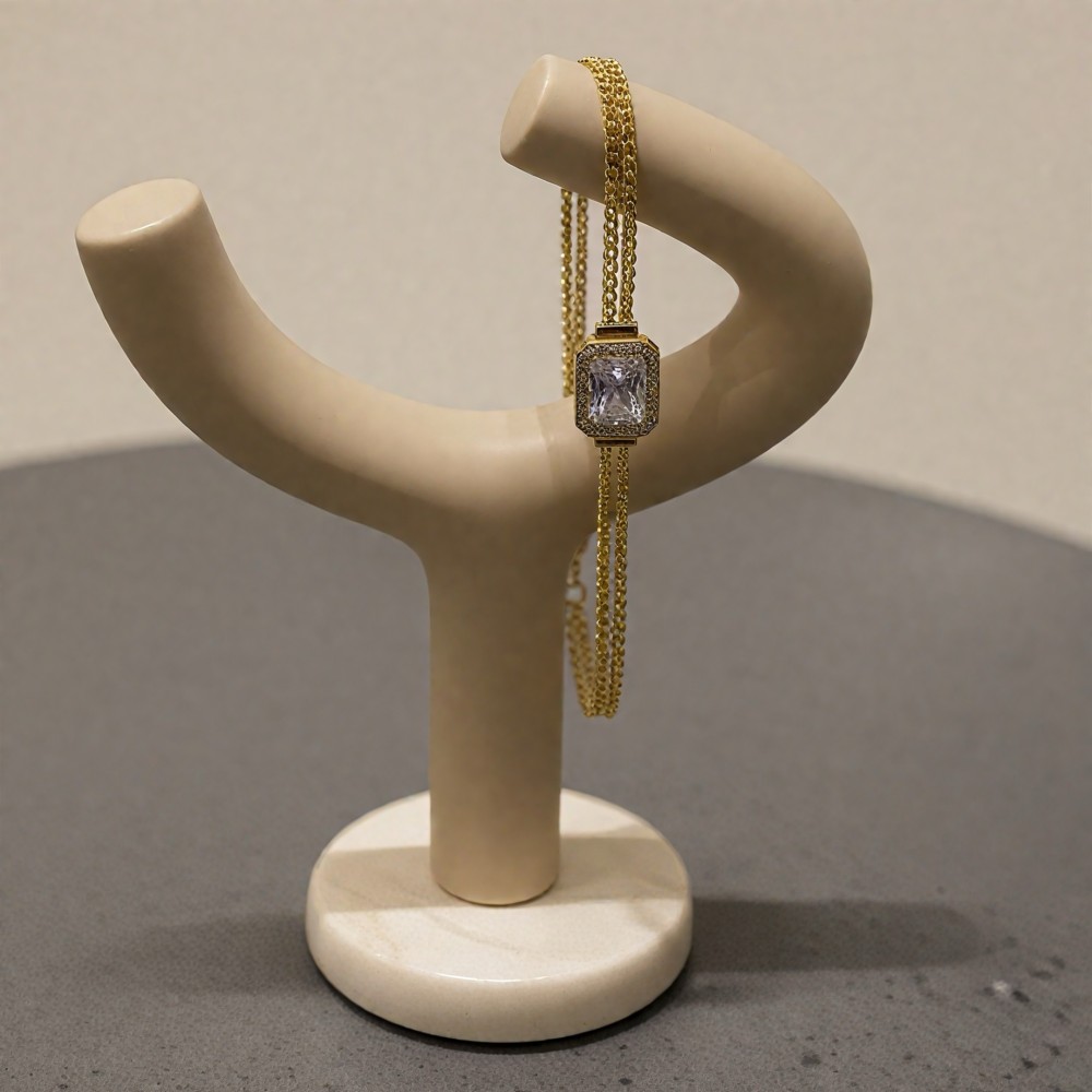 Kare Tektaşlı Bileklik