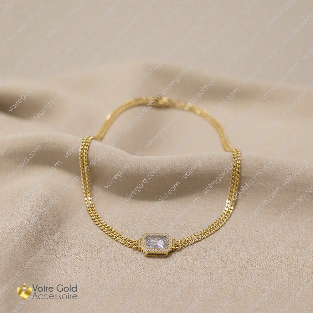 Kare Tektaşlı Bileklik