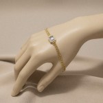 Kare Tektaşlı Bileklik