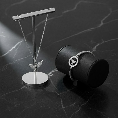 Rodyum Anka Kuşu 2'li Set