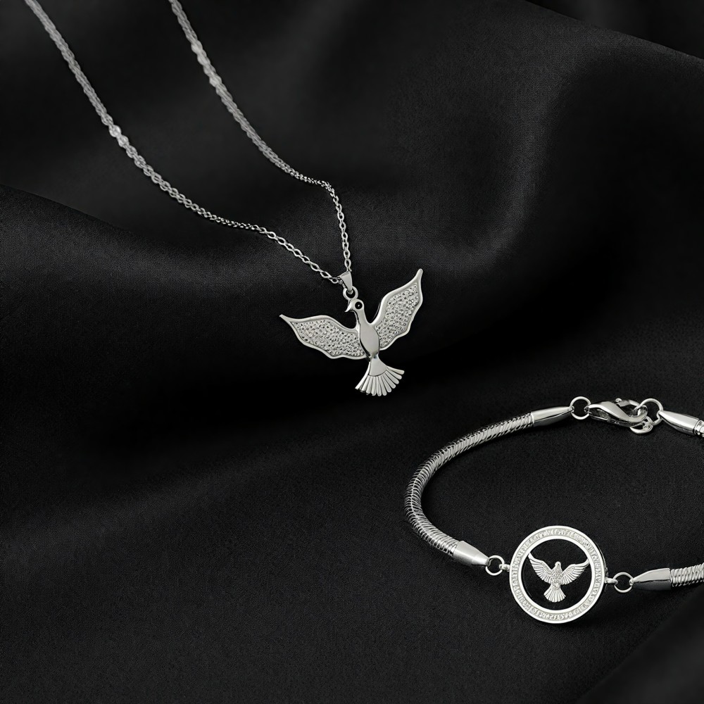 Rodyum Anka Kuşu 2'li Set