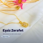 Altın Kaplama Baget Kolye