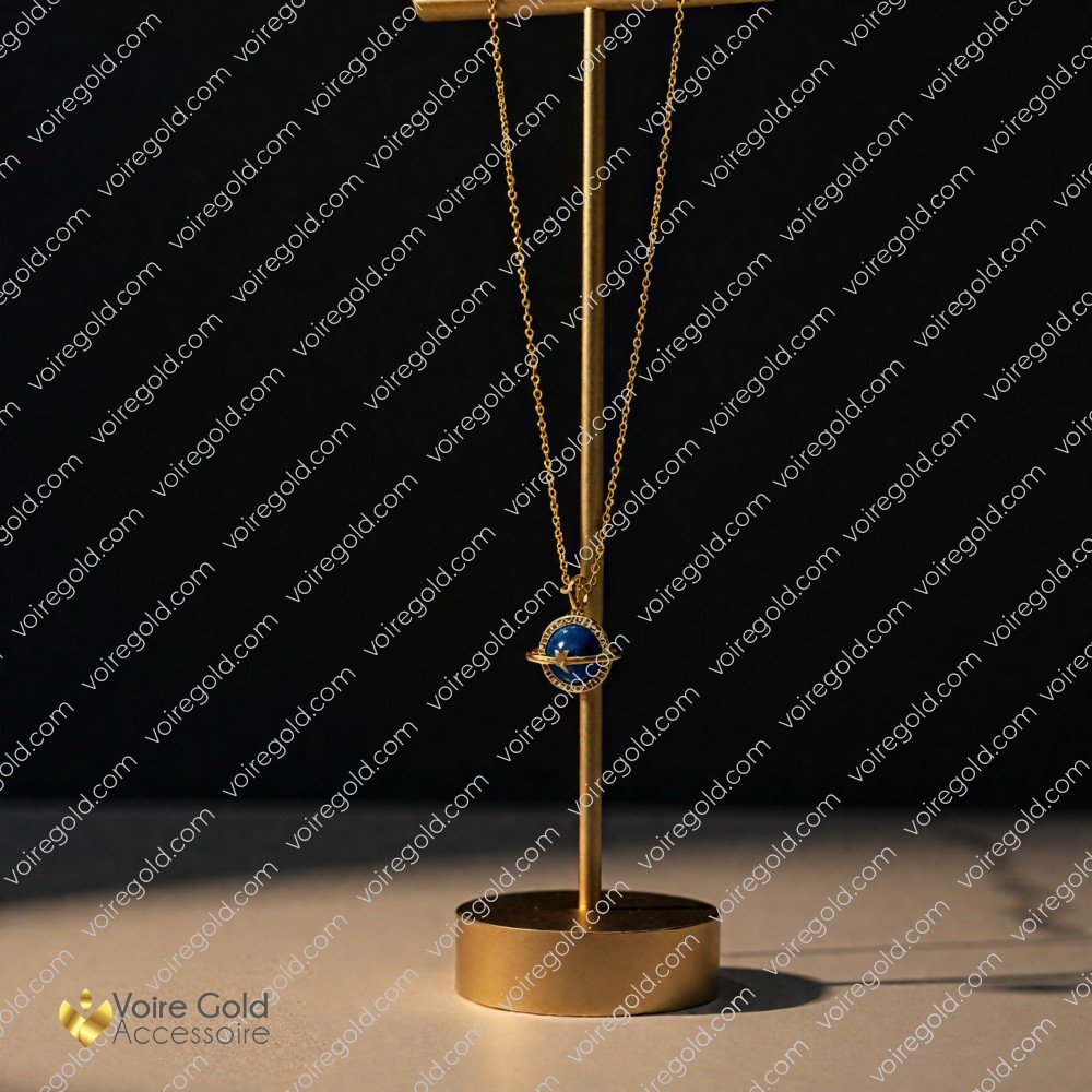 Satürn'ün Yüzüğü Kolye