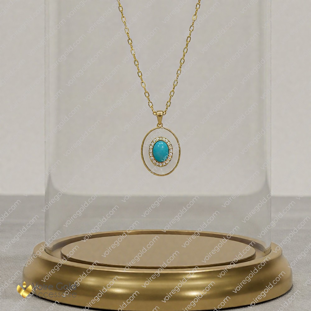 Turkuaz Okyanus Kolye