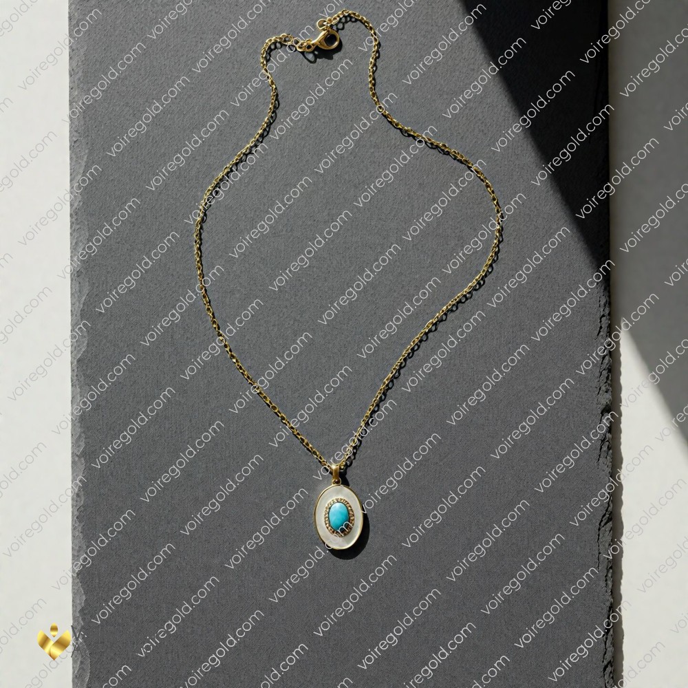 Turkuaz Okyanus Kolye