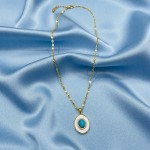 Turkuaz Okyanus Kolye